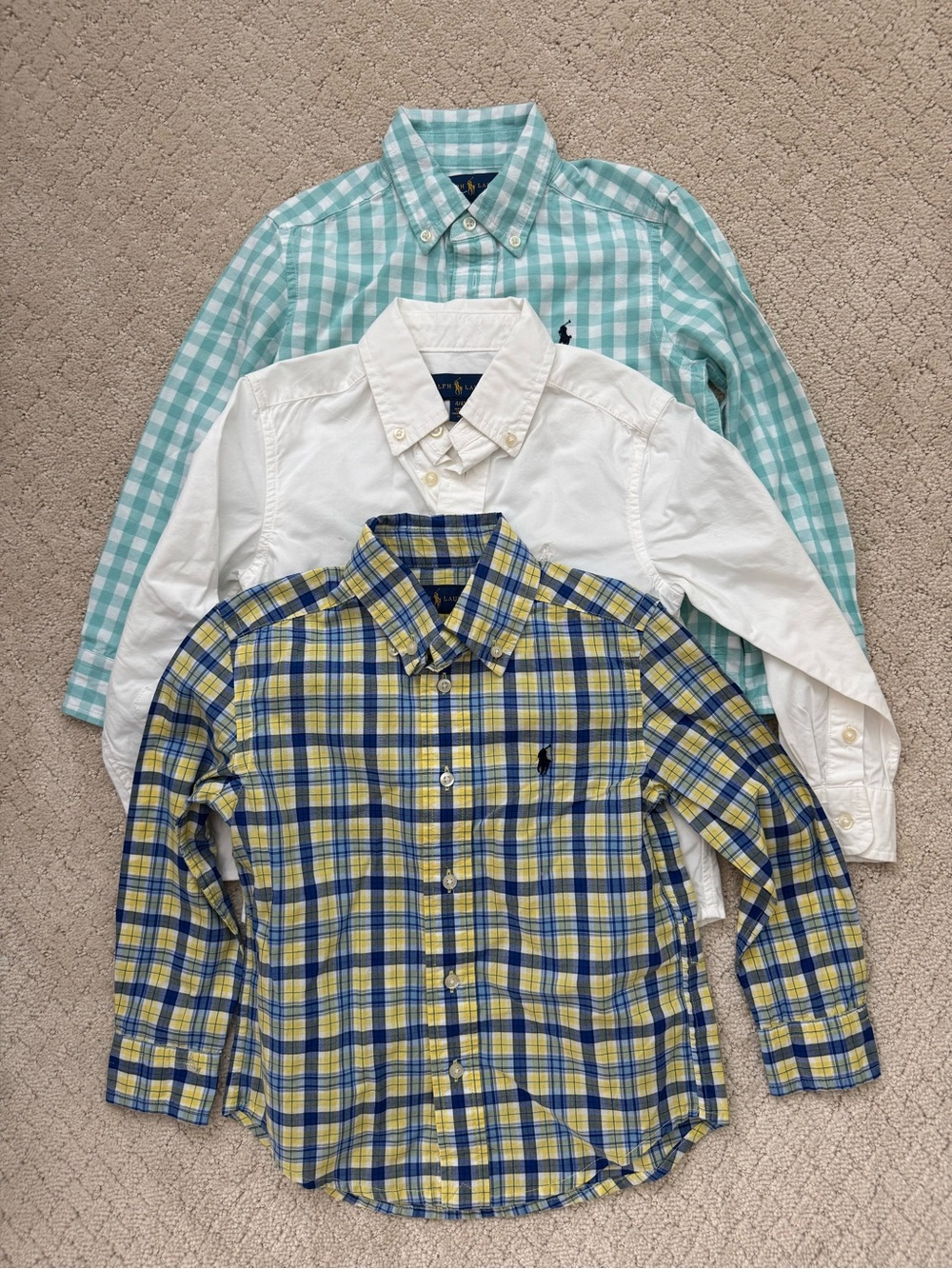 Ralph Lauren White Button-Down Oxford Shirt - Men's
